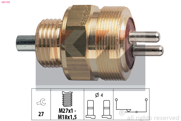 KW Tolatólampa kapcsoló 560102_KW